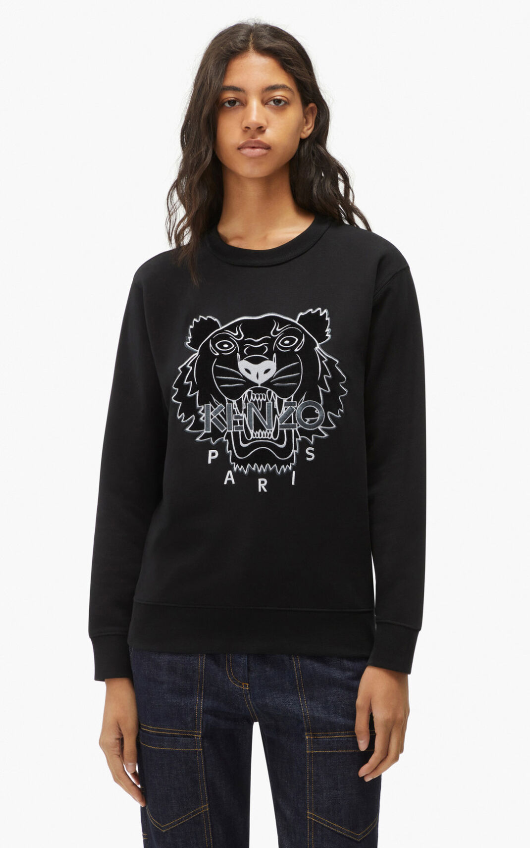 Sudadera Kenzo The Invierno Capsule Tiger Mujer Negras - SKU.0255859